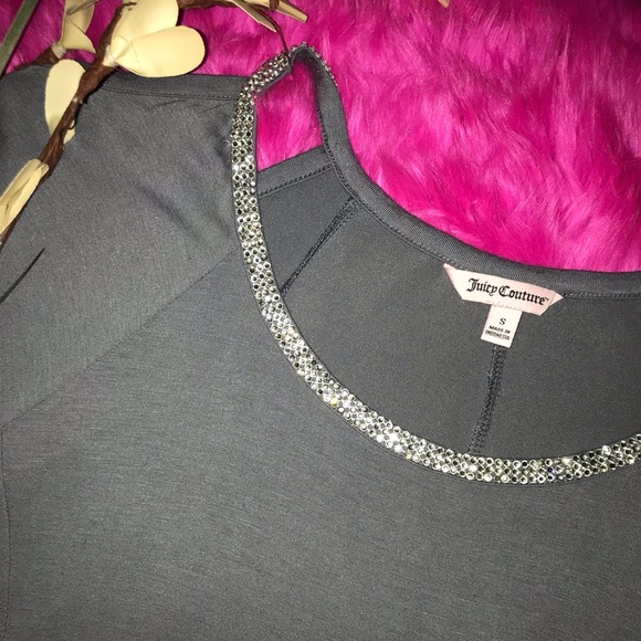 Juicy Couture grey cold shoulder maxi dress - Picture 5 of 6